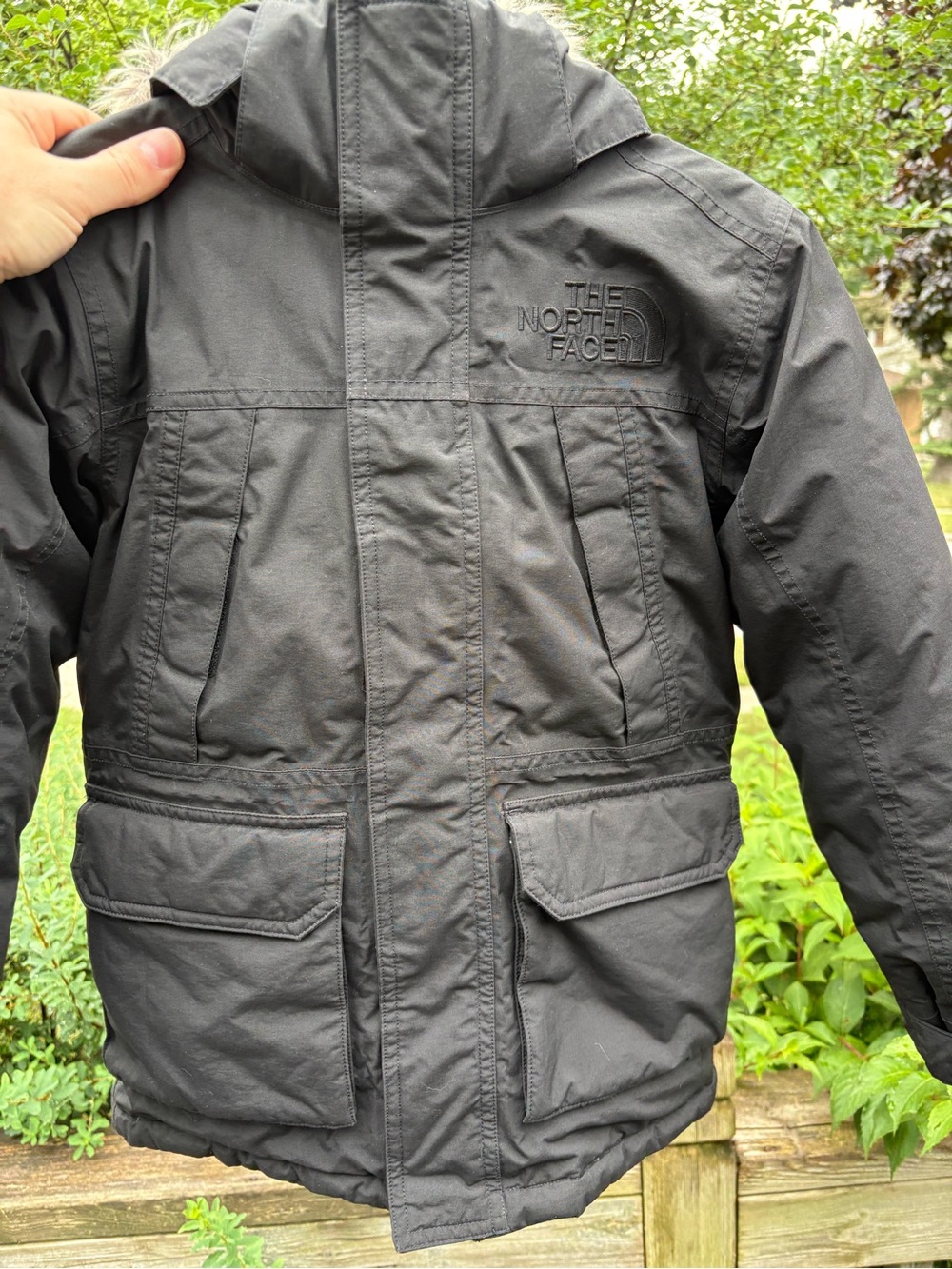 The North Face DryVent 550 (Arctic Parka) Youth’s Small Black Hooded Parka